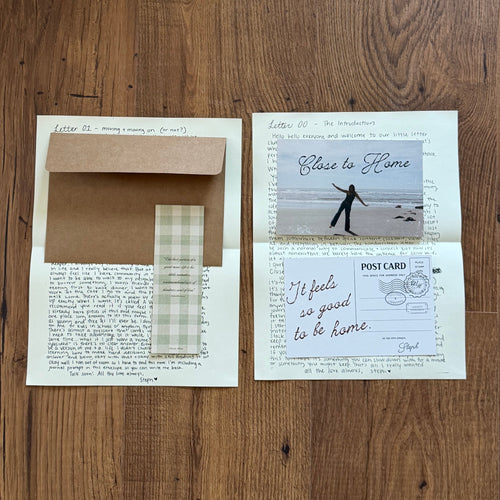 Close to Home — Monthly Letter Subscription