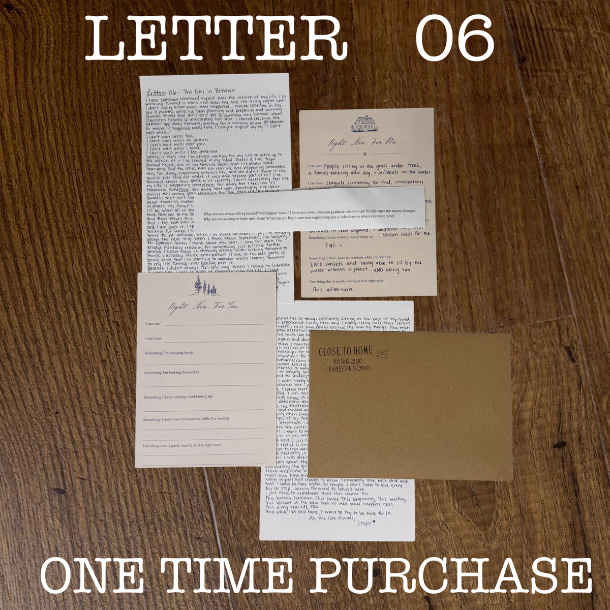 Close to Home - LETTER 06